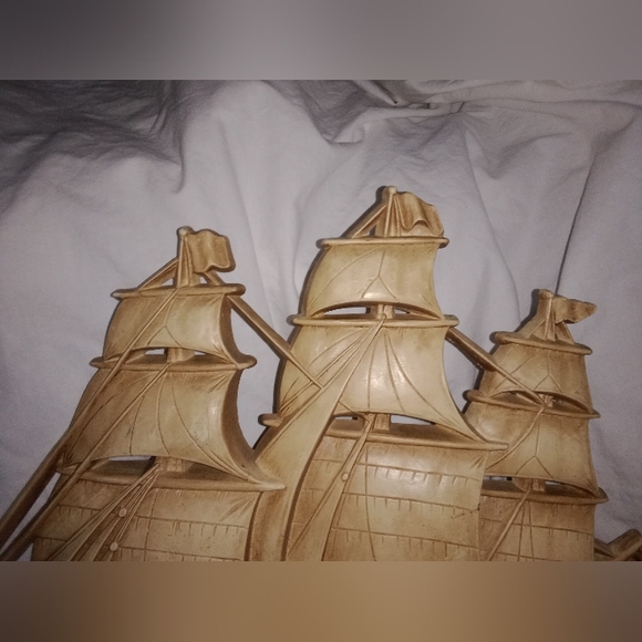 Vintage Sailboat Skipper Schooner Boat Ship Nautical Wall Decor - Picture 6 of 10